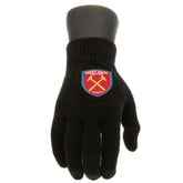 West Ham handschoenen Kinderen zwart